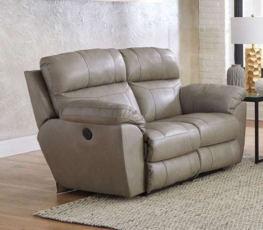 Costa - Power Lay Flat Reclining Loveseat - Hornell Furniture Outlet