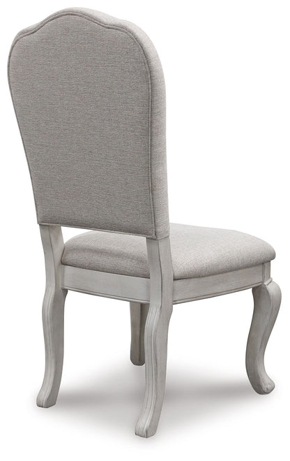 Arlendyne - Antique White - Dining Uph Side Chair (Set of 2) - Hornell Furniture Outlet