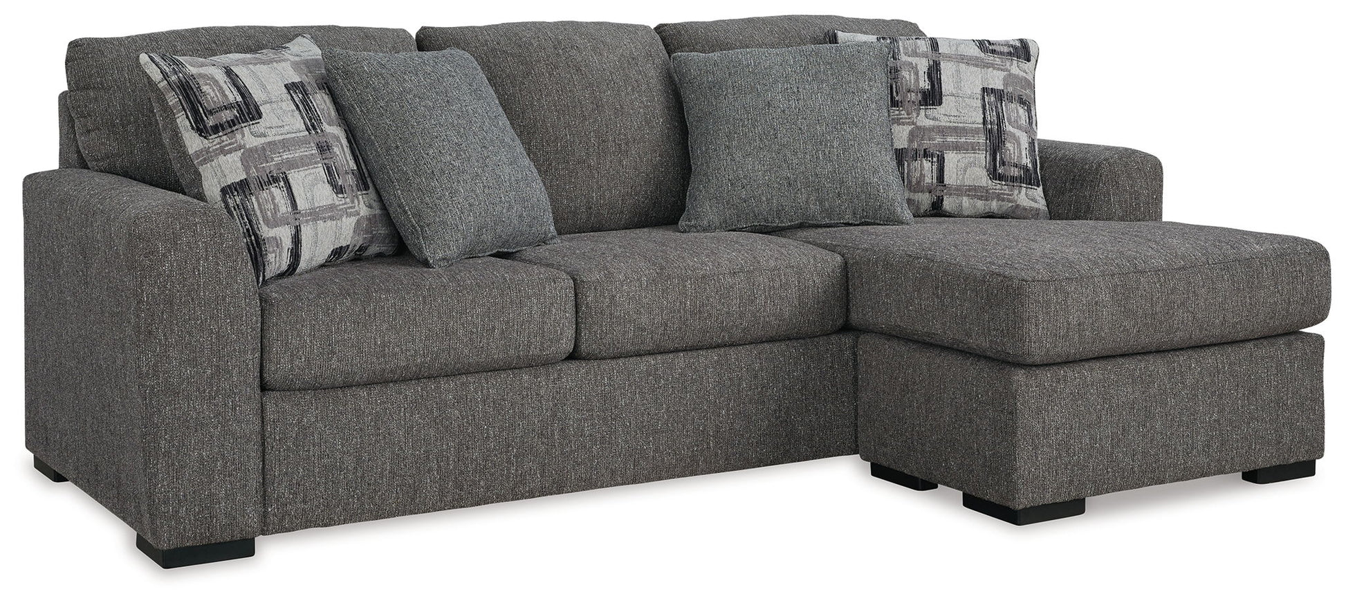 Gardiner - Pewter - Sofa Chaise - Hornell Furniture Outlet