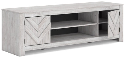 Cayboni - LG TV Stand With Fireplace Option - Hornell Furniture Outlet