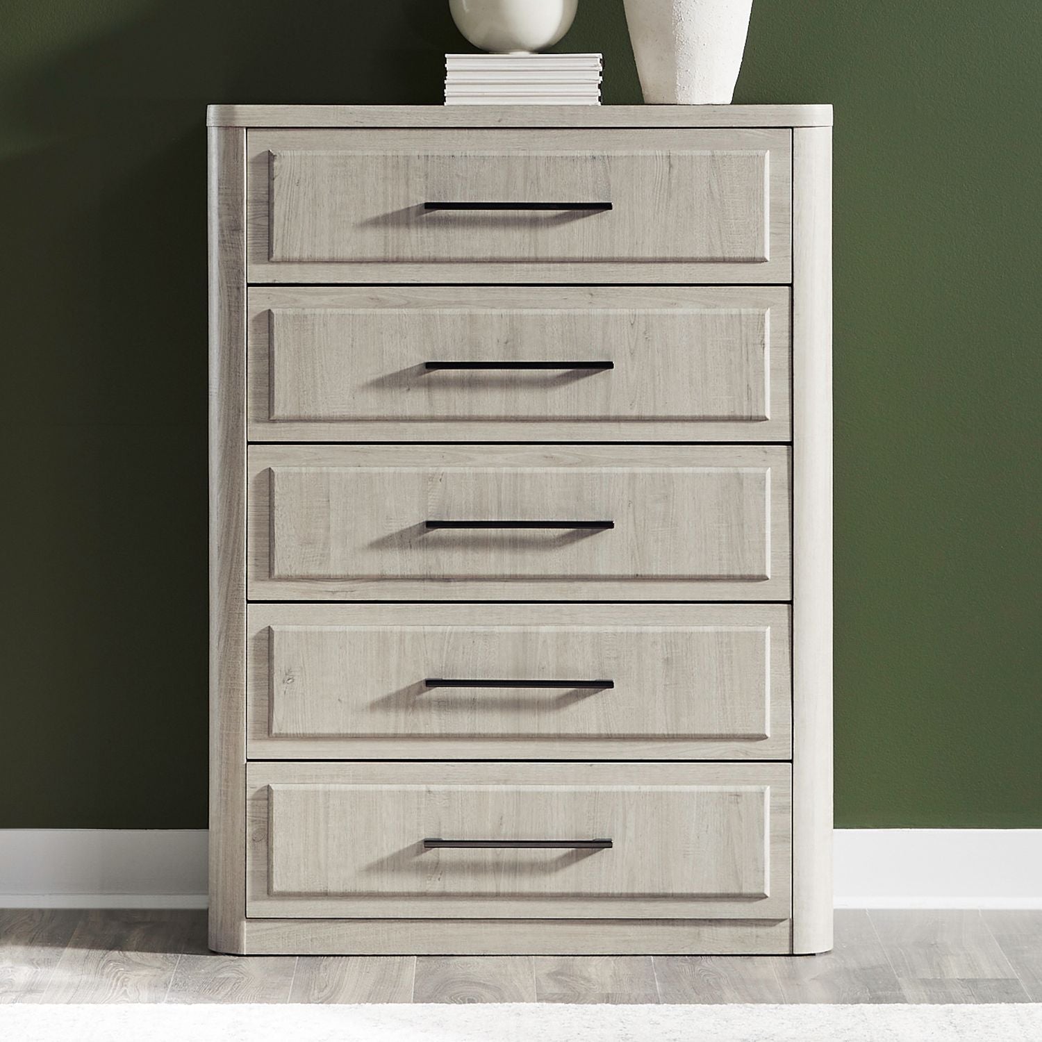 Modern Play - 5 Drawer Chest - White - Hornell Furniture Outlet