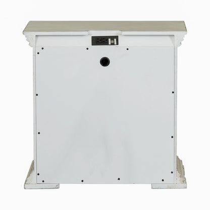 Big Valley - 2 Drawer Night Stand w/ Charging Station - Hornell Furniture Outlet