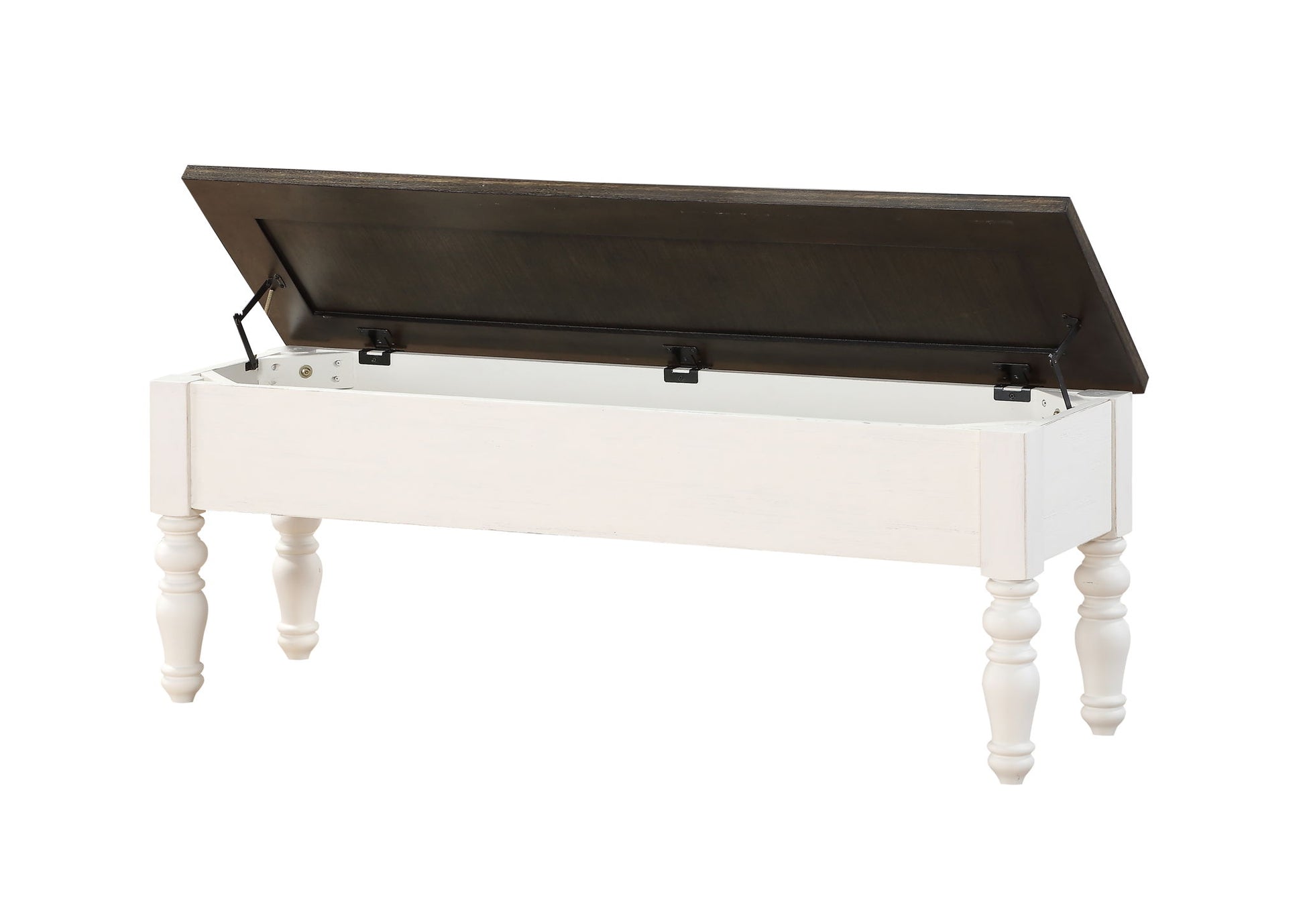 Joanna - Storage Bench - Two Tone - Hornell Furniture Outlet