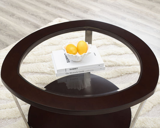 Duncan - Cocktail Table - Brown - Hornell Furniture Outlet