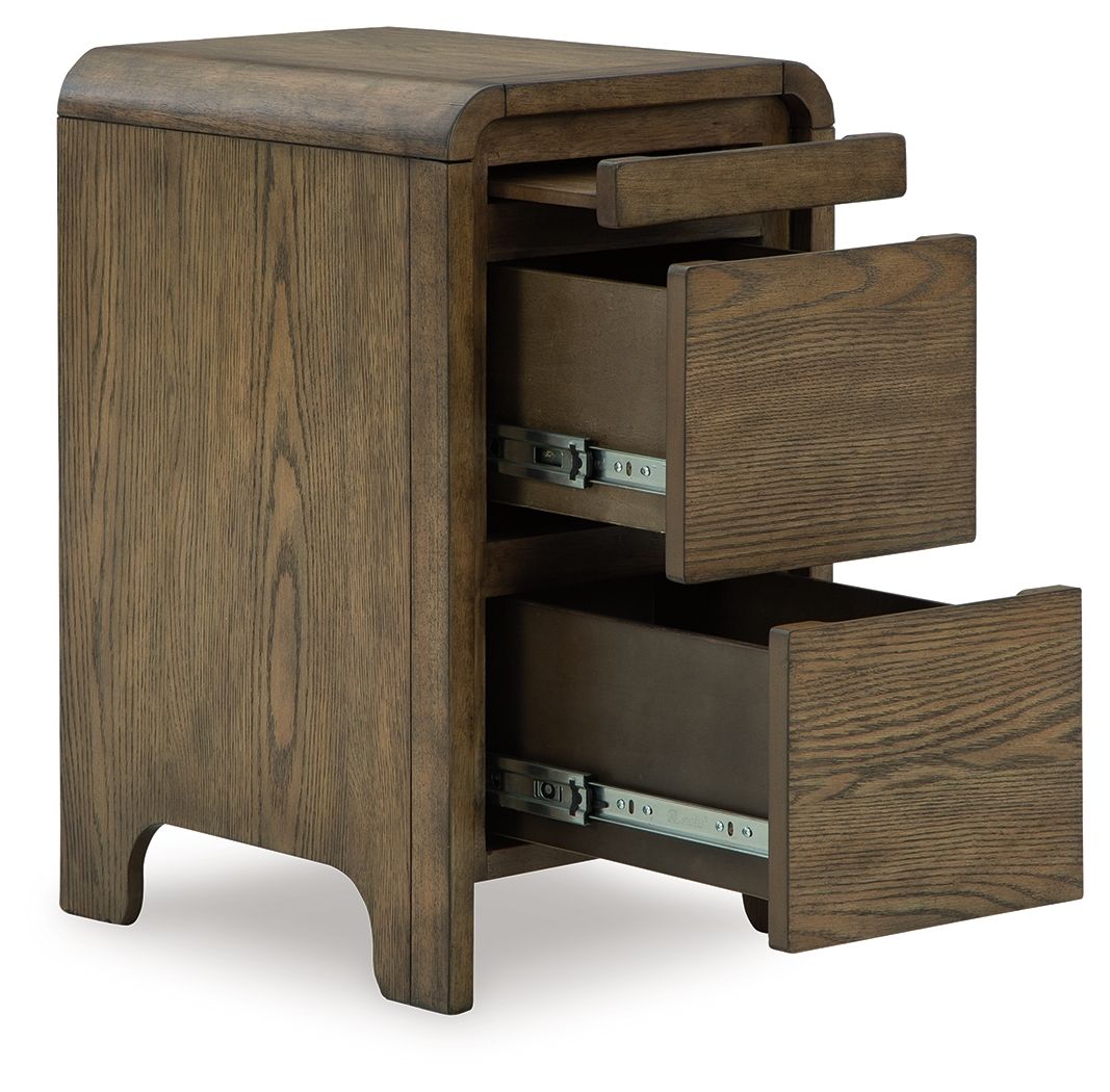 Jensworth - Accent Table - Brown - Hornell Furniture Outlet