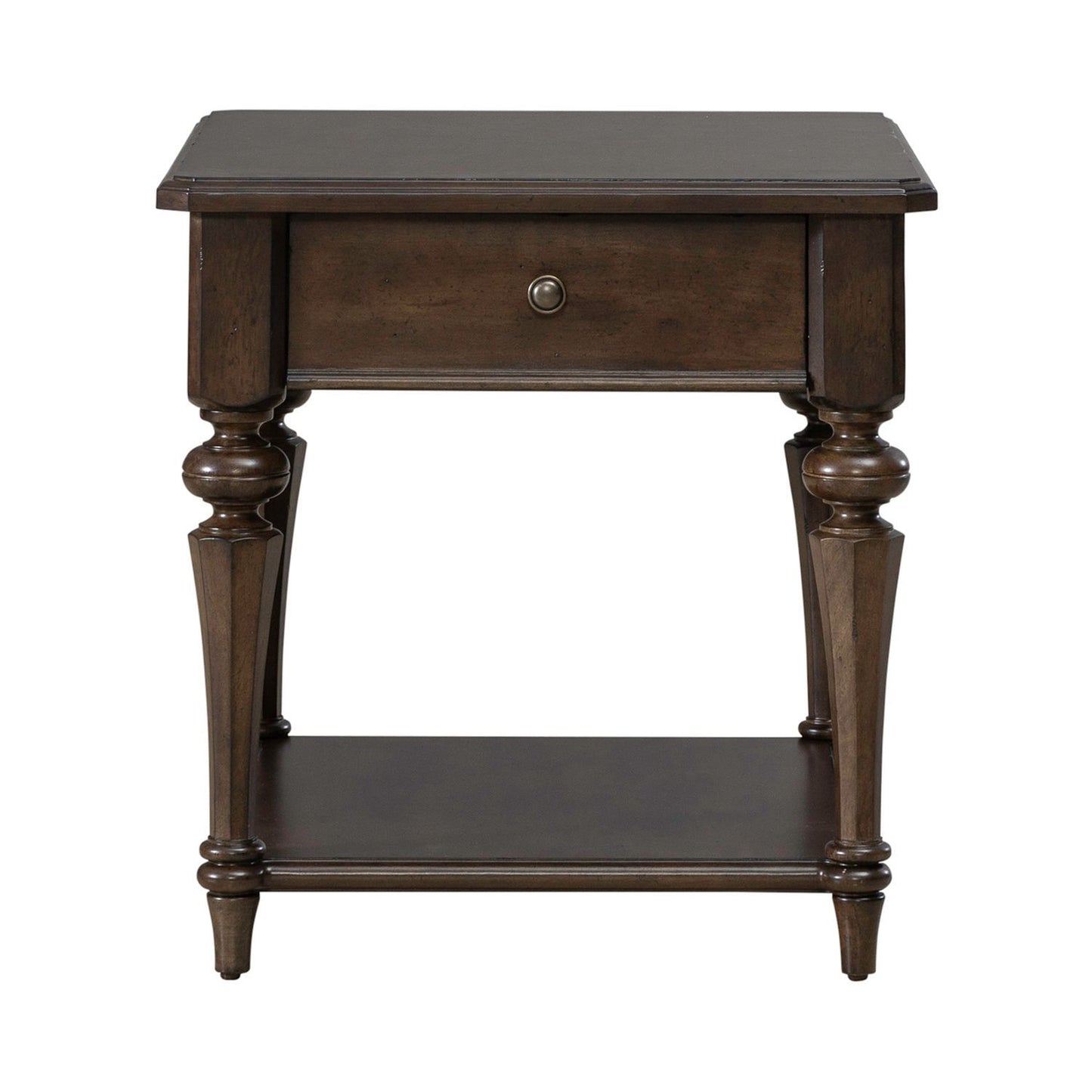 Arden Road - Drawer End Table - Satin Cherry - Hornell Furniture Outlet