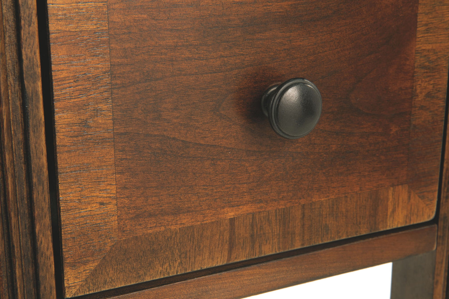 Breegin - Brown - Chair Side End Table - Removable Tray - Hornell Furniture Outlet