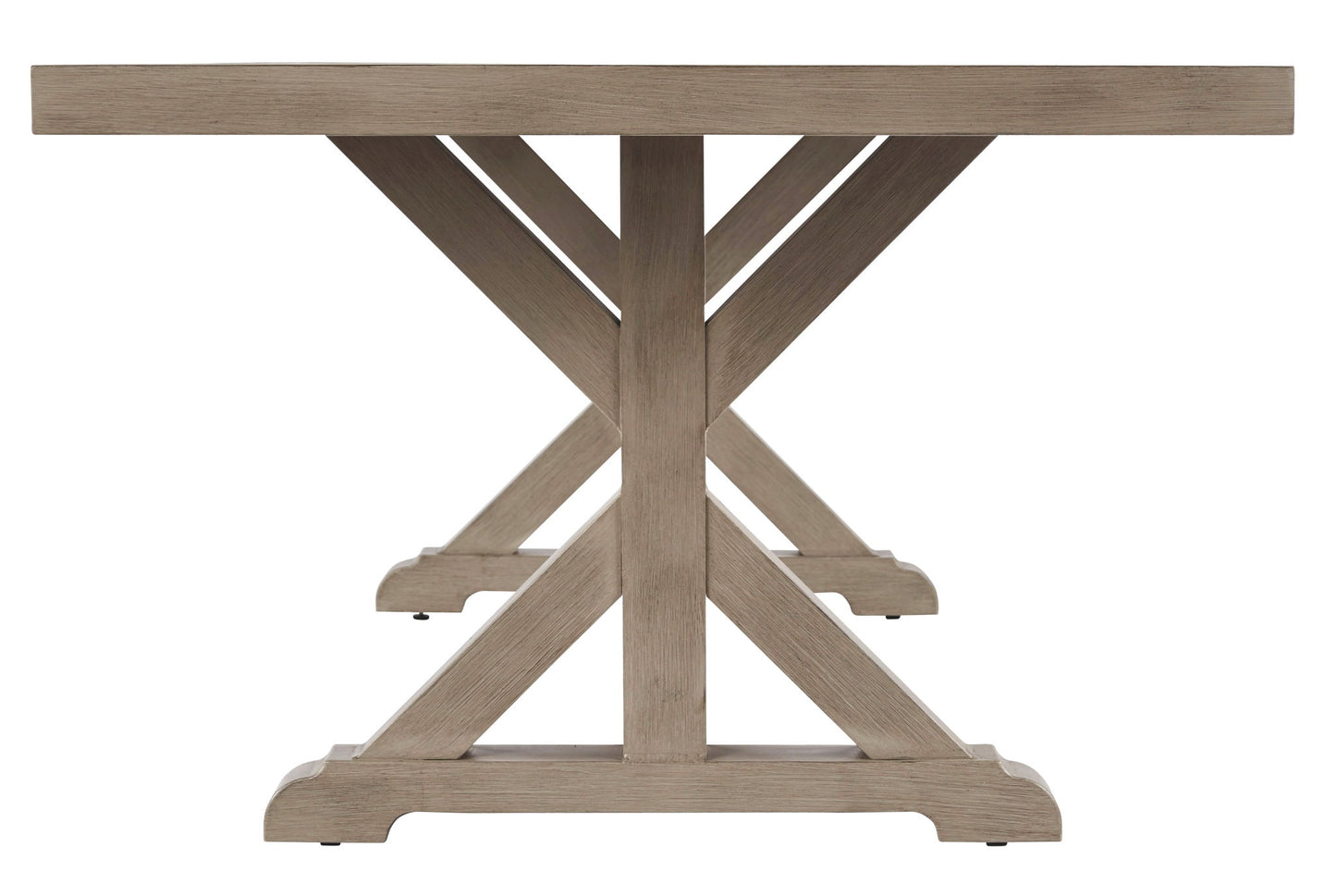 Beachcroft - Rect Dining Table W/Umb Opt - Hornell Furniture Outlet