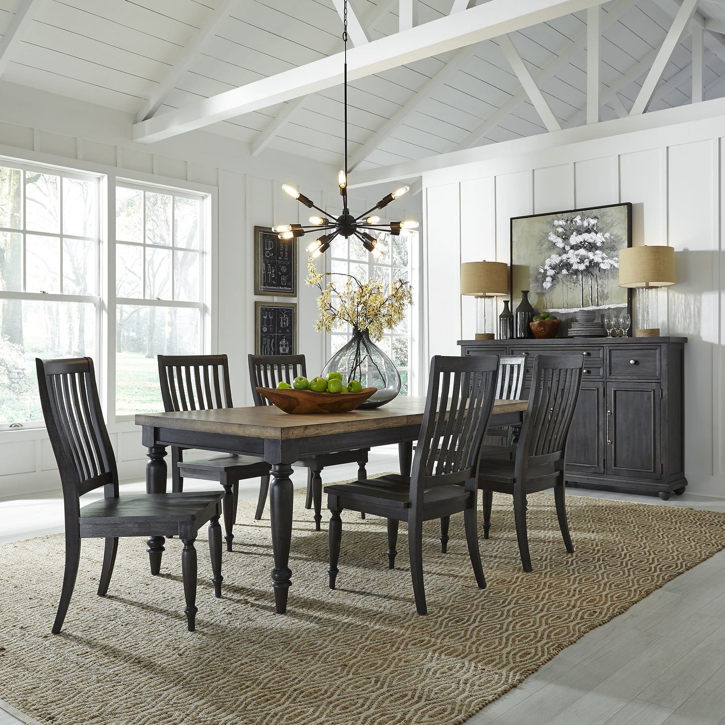 Harvest Home - Rectangular Table Set - Hornell Furniture Outlet