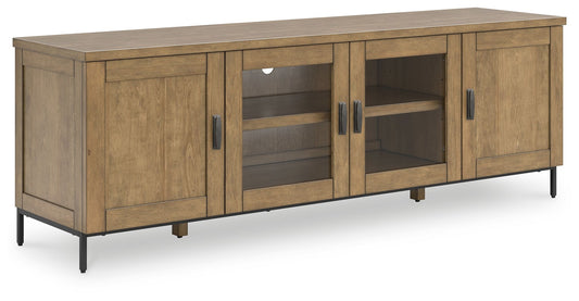 Torlanta - Brown - Extra Large TV Stand - Hornell Furniture Outlet