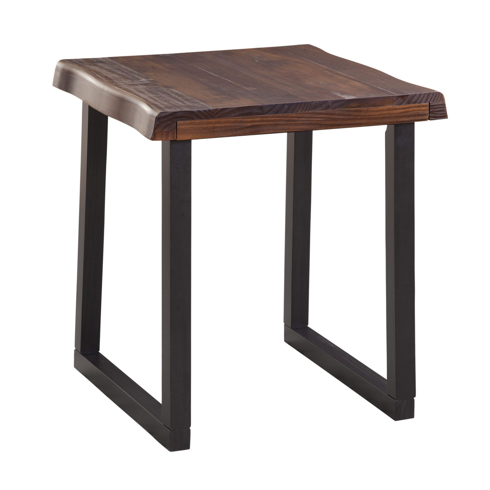 Jennings - Live Edge End Table - Brown - Hornell Furniture Outlet