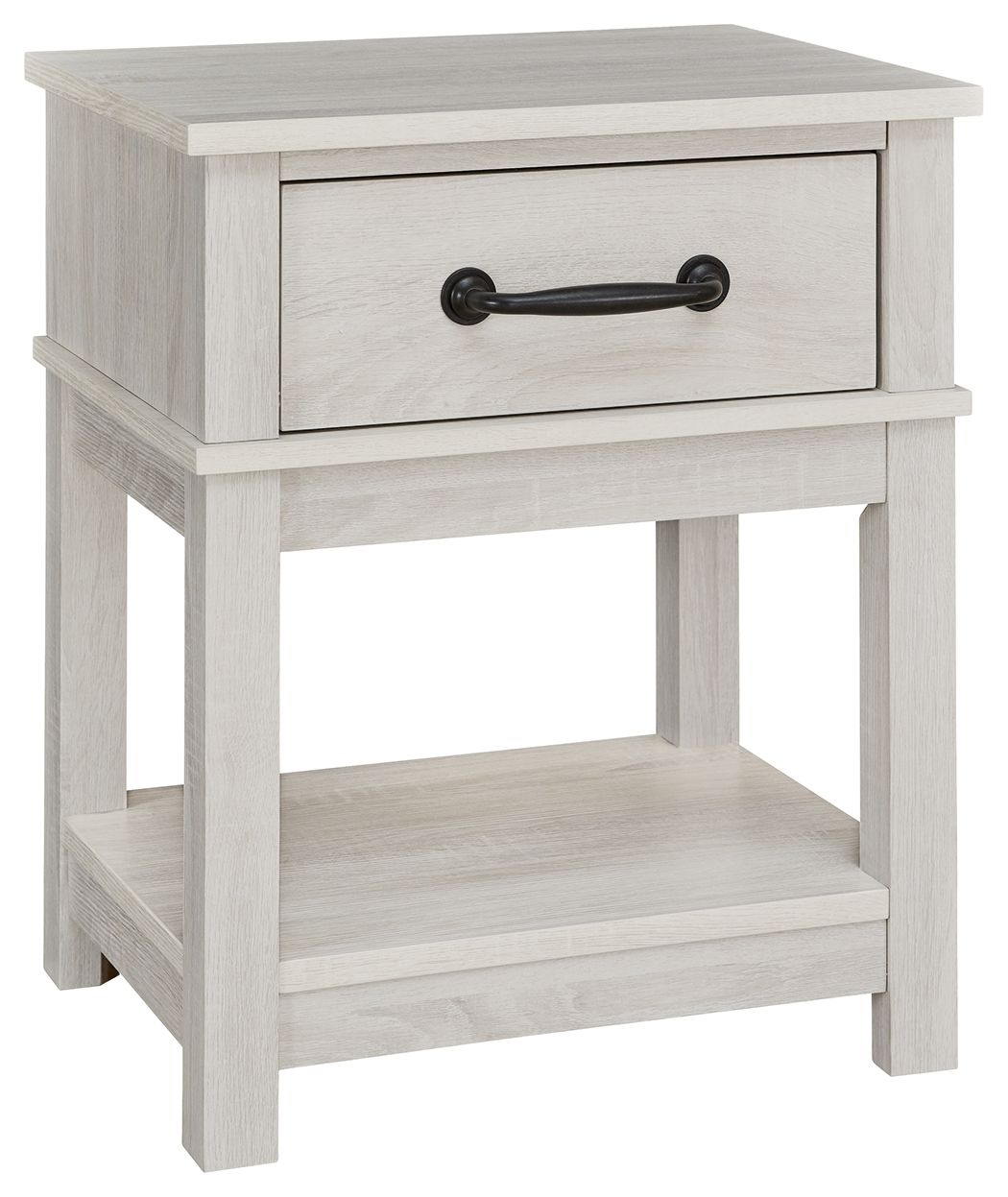 Dorrinson - White - One Drawer Night Stand - Hornell Furniture Outlet