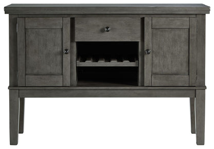 Hallanden - Gray - Dining Room Server - Hornell Furniture Outlet