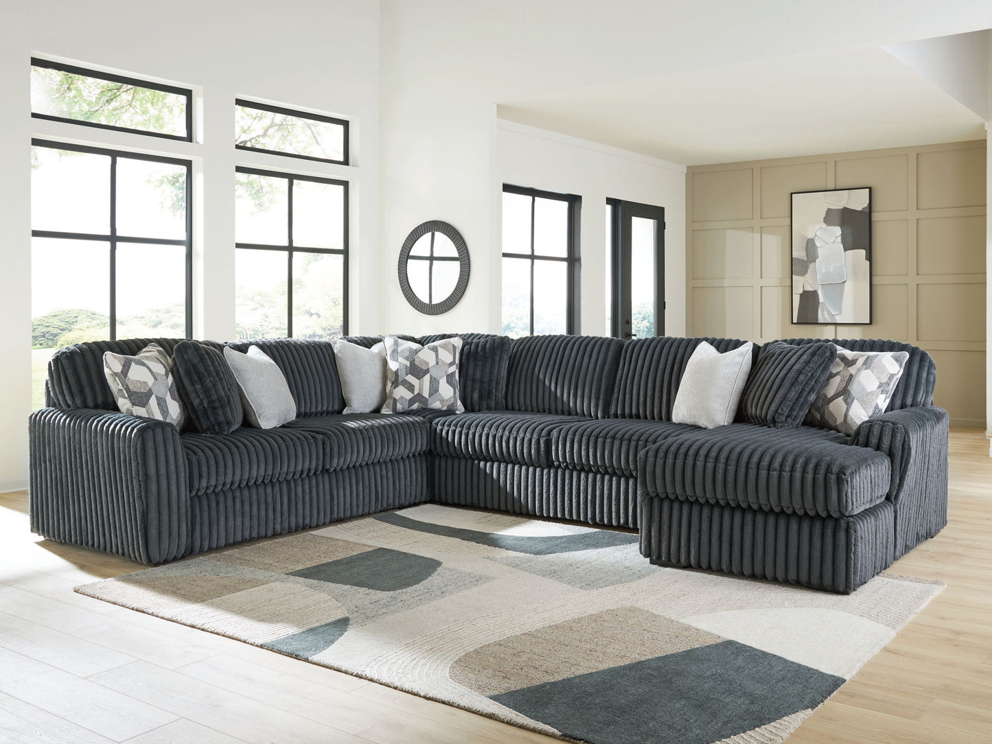 Midnight - Madness - Sectional - Hornell Furniture Outlet