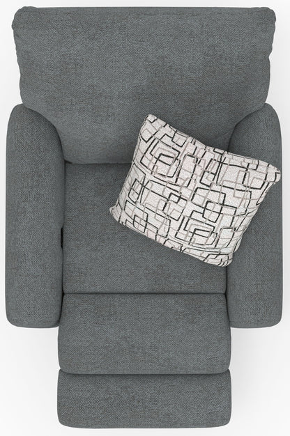 Maxwell - Power Deep Seat Lay Flat Recliner - Hornell Furniture Outlet