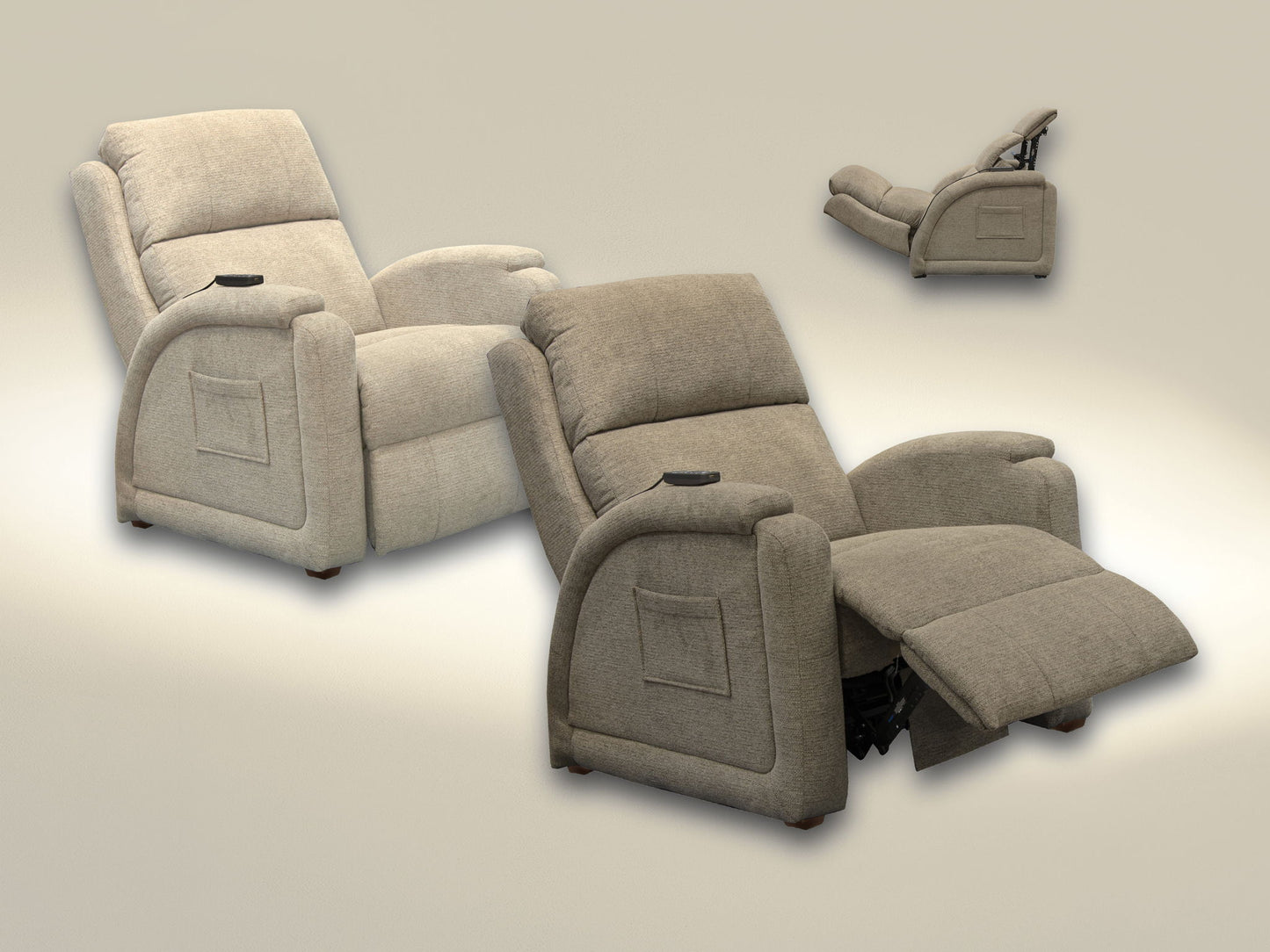 Nirvana - Power Headrest Power Lay Flat Recliner With Lumbar/Dual Motor/Zero Gravity - Hornell Furniture Outlet