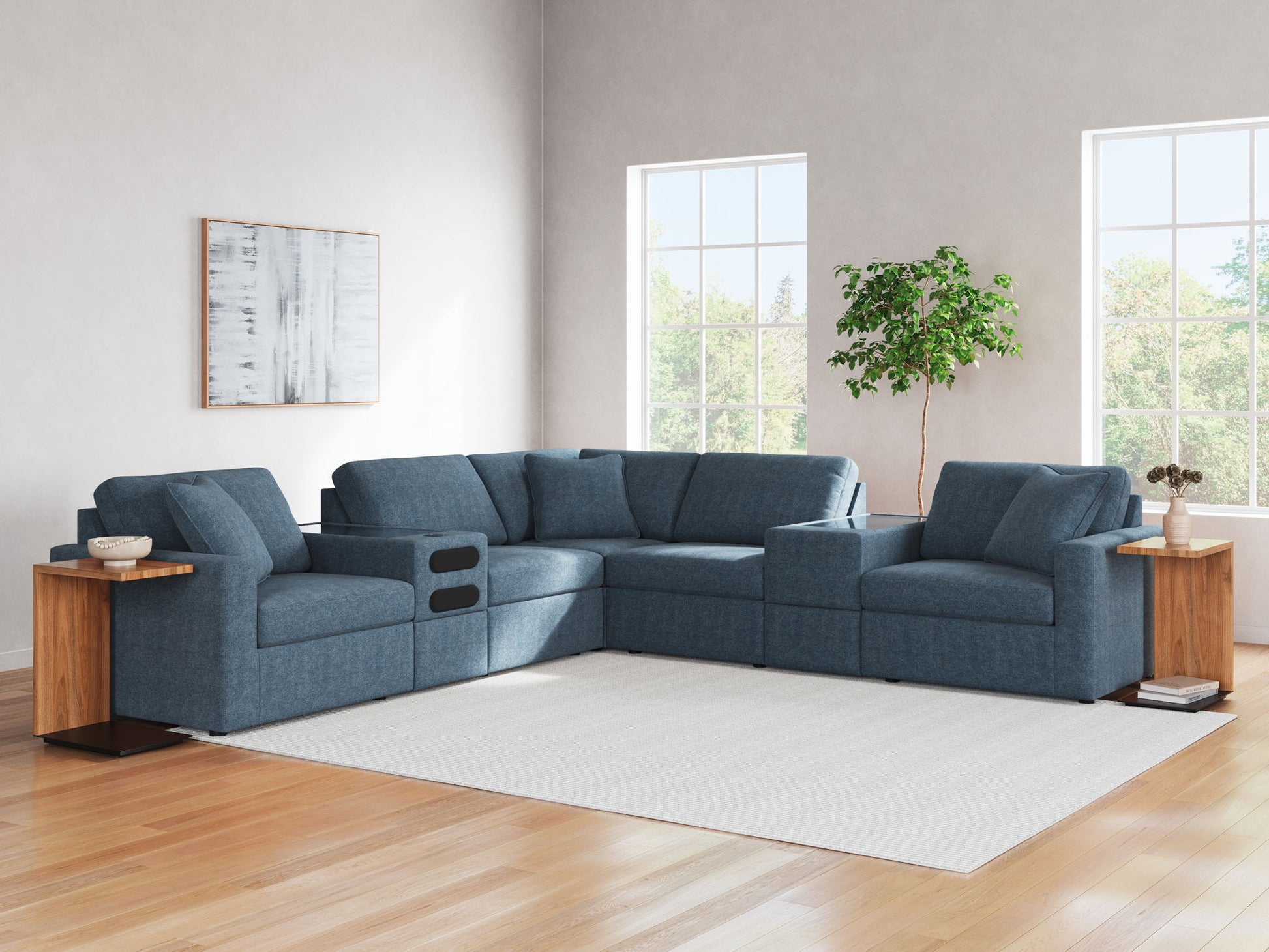 Modmax - Ink - Sectional - Hornell Furniture Outlet