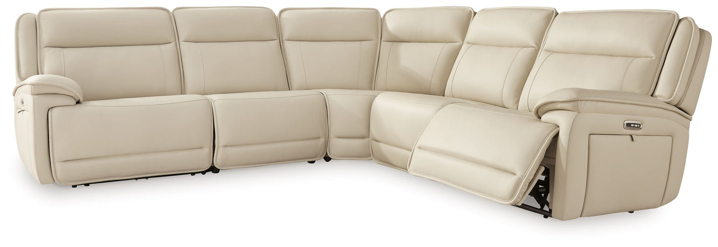 Double Deal - Reclining Sectional - Hornell Furniture Outlet