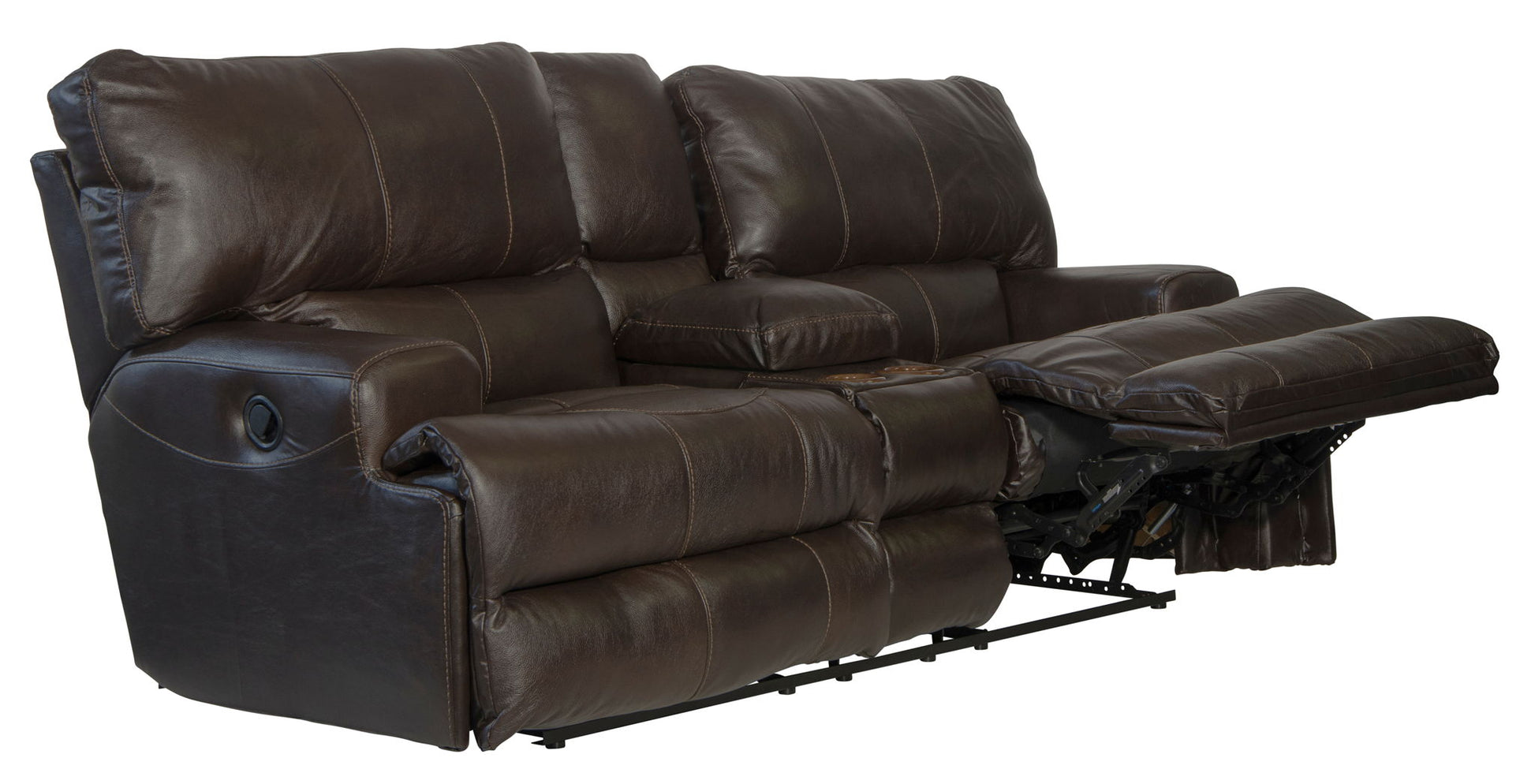 Wembley - Lay Flat Reclining Console Loveseat - Hornell Furniture Outlet