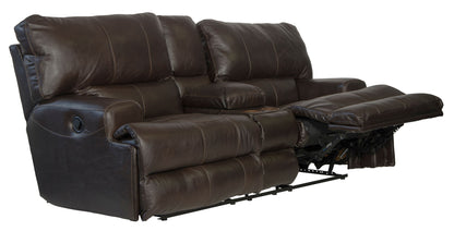 Wembley - Lay Flat Reclining Console Loveseat - Hornell Furniture Outlet