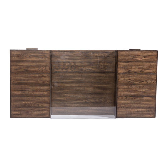 Lennox - Writing Desk - Dark Brown - Hornell Furniture Outlet