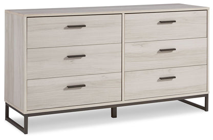 Socalle - Six Drawer Dresser - Hornell Furniture Outlet
