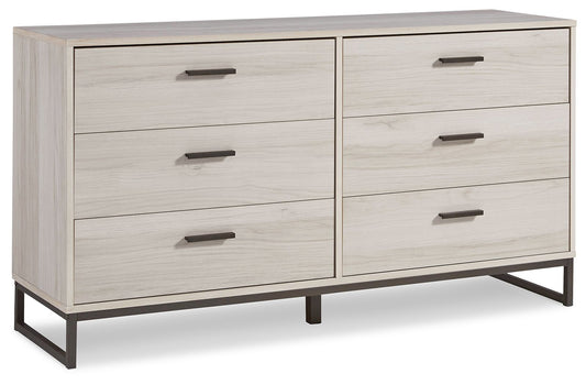 Socalle - Six Drawer Dresser - Hornell Furniture Outlet
