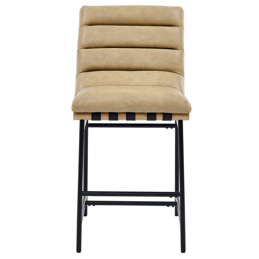 Nicco - PU Counter Chair (Set of 2) - Hornell Furniture Outlet