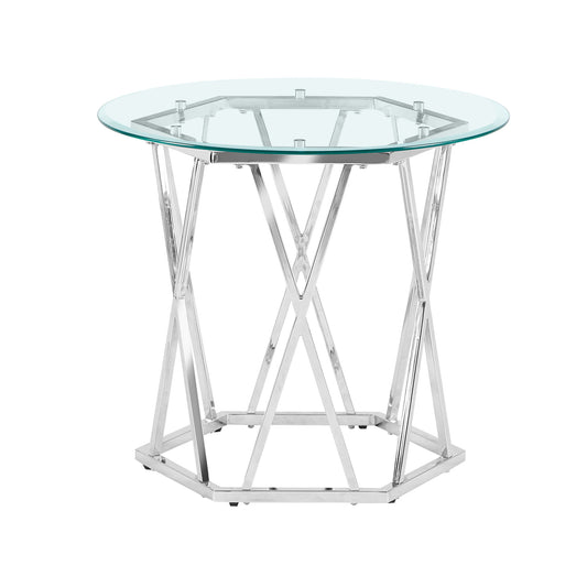 Escondido - End Table - Silver - Hornell Furniture Outlet