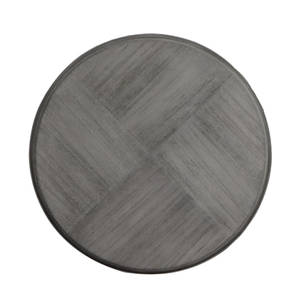 Alamo - Round End Table - Gray - Hornell Furniture Outlet