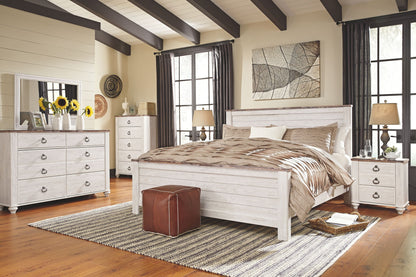 Willowton - Panel Bed - Hornell Furniture Outlet