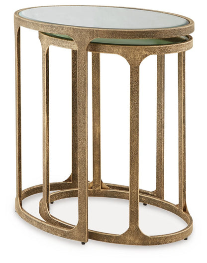 Irmaleigh - Antique Black - Accent Table Set (Set of 2) - Hornell Furniture Outlet