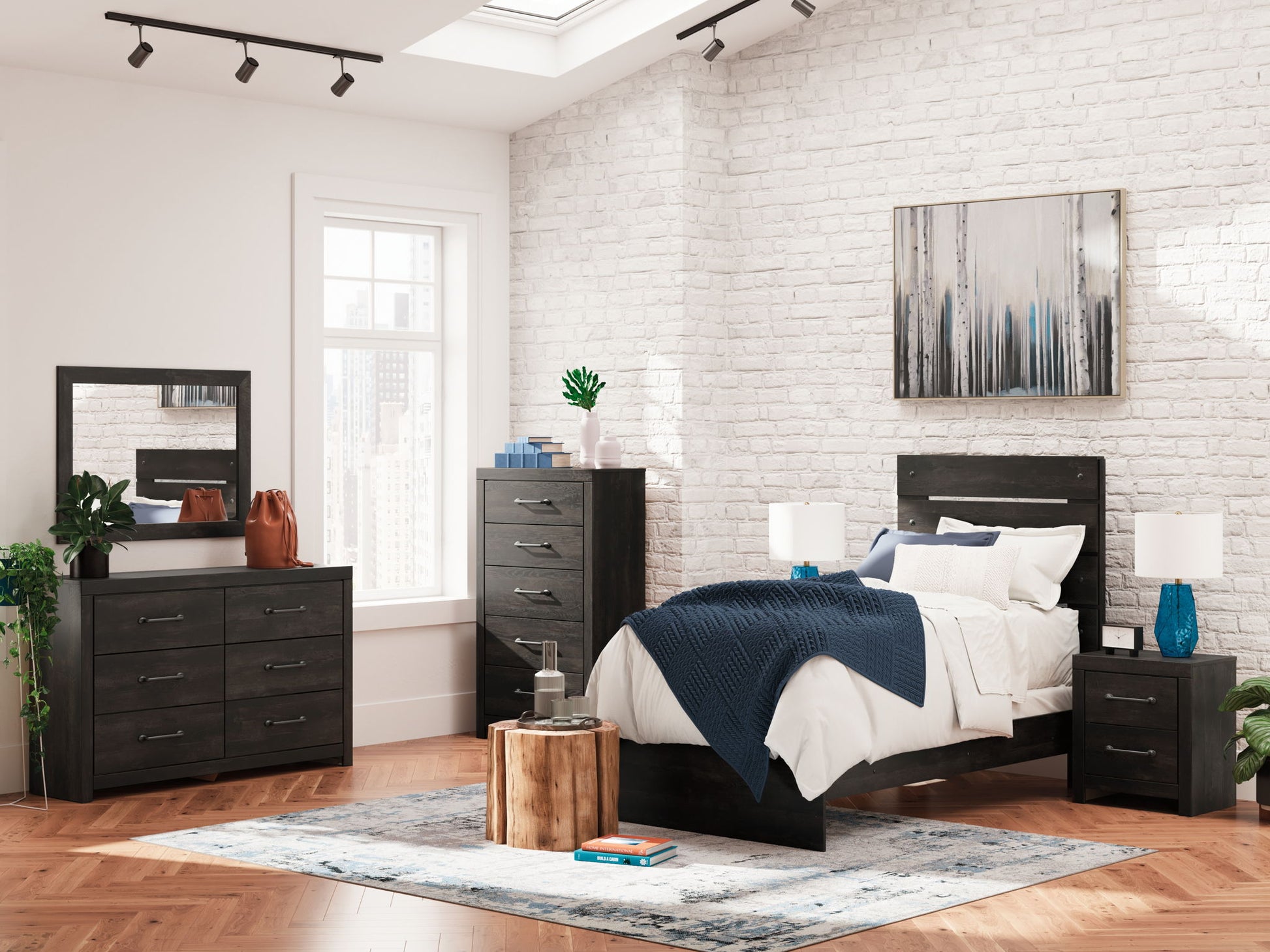 Hollivern - Panel Bed - Hornell Furniture Outlet