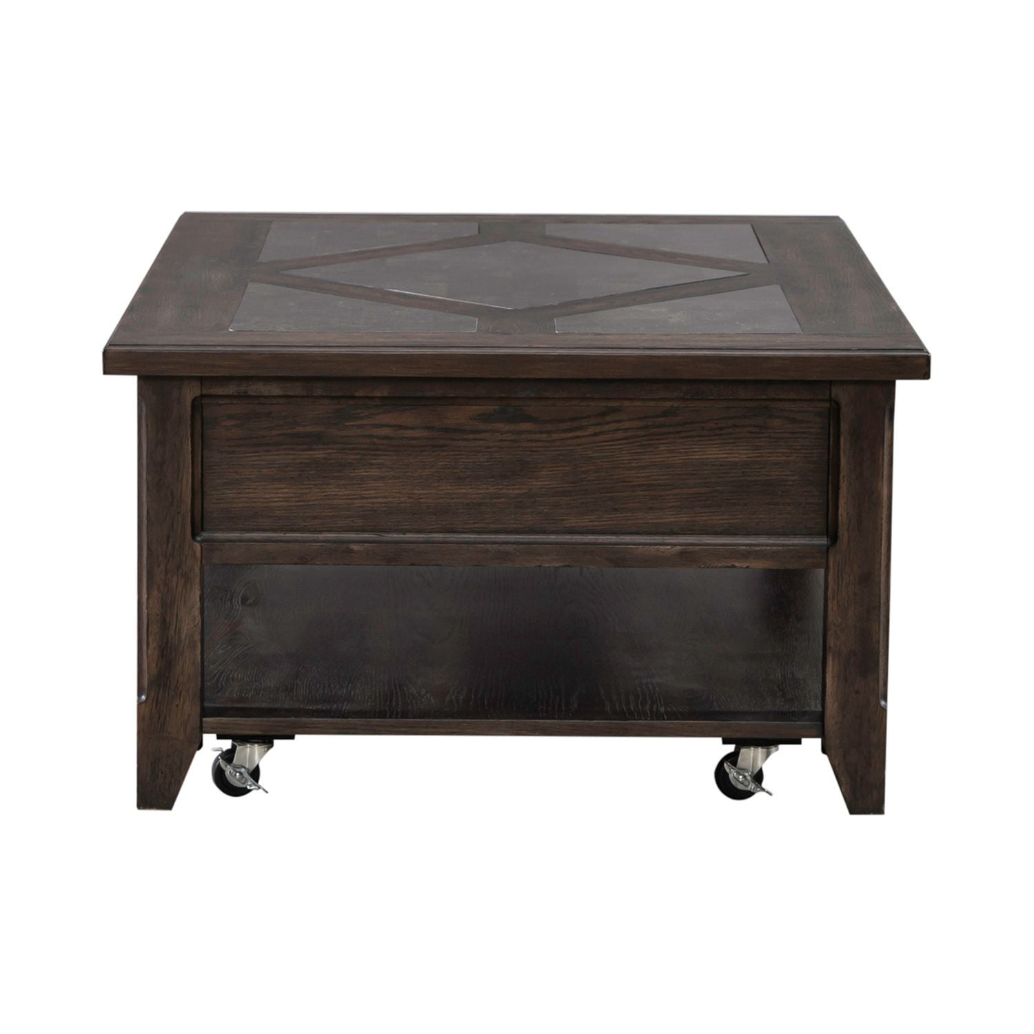 Paradise Valley - Rectangular Cocktail Table - Dark Brown - Hornell Furniture Outlet