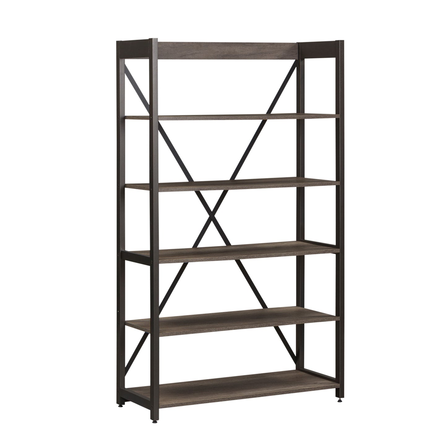 Tanners Creek - Bookcase - Dark Gray - Hornell Furniture Outlet