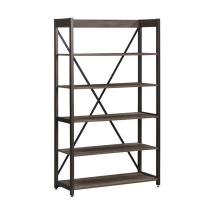 Tanners Creek - Bookcase - Dark Gray - Hornell Furniture Outlet
