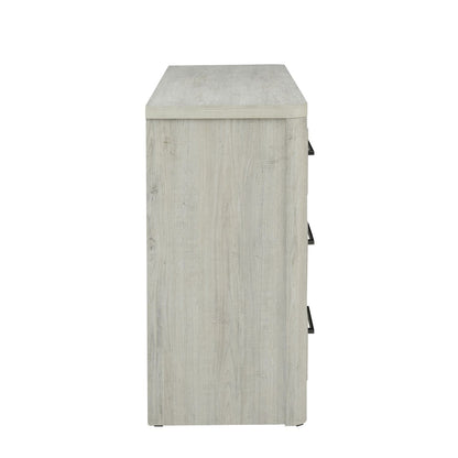 Modern Play - 6 Drawer Dresser - White - Hornell Furniture Outlet