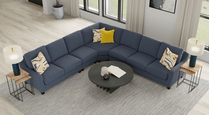 Foley - Sectional With Comfort Coil Seating And 4 Included Accent Pillows - Hornell Furniture Outlet