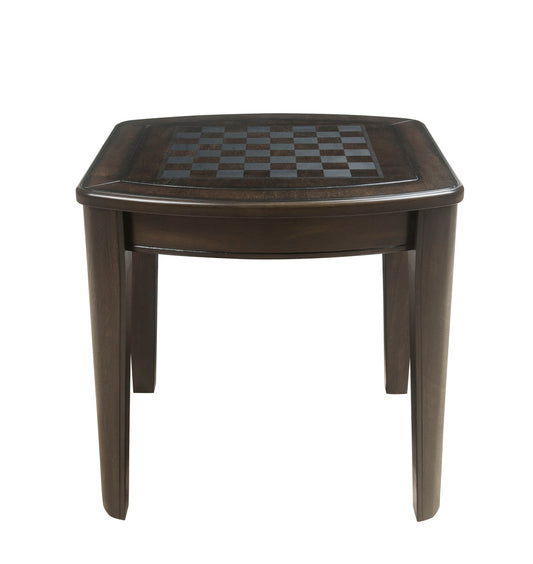 Diletta - Game End Table - Brown - Hornell Furniture Outlet