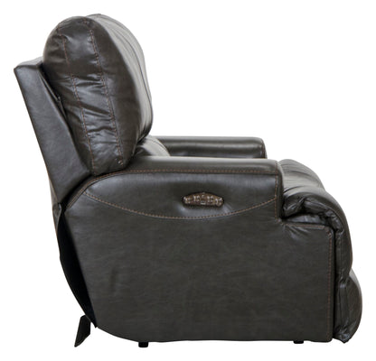 Wembley - Power Headrest Power Lay Flat Recliner - Hornell Furniture Outlet