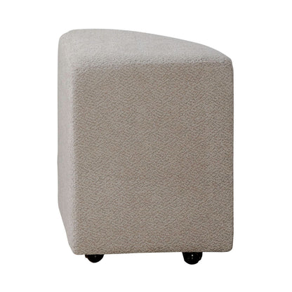 Capri - Upholstered Ottomans (Set of 2) - Brown - Hornell Furniture Outlet