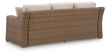 Laguna Heights - Sofa With Cushion - Beige - Hornell Furniture Outlet