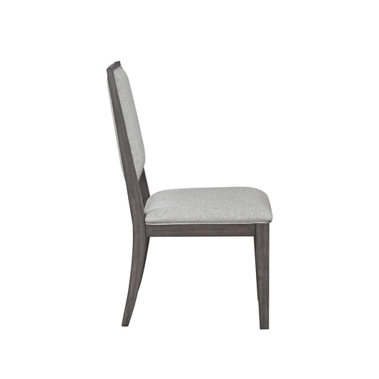 Modern Edge - Upholstered Side Chair (RTA) - Brown - Hornell Furniture Outlet