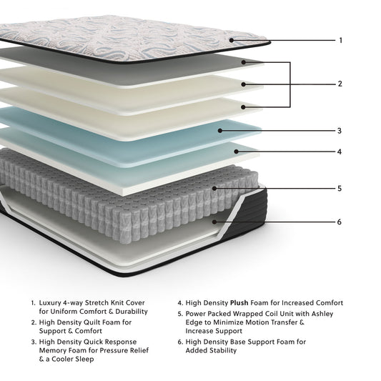 Elite Springs Plush - Mattress - Hornell Furniture Outlet