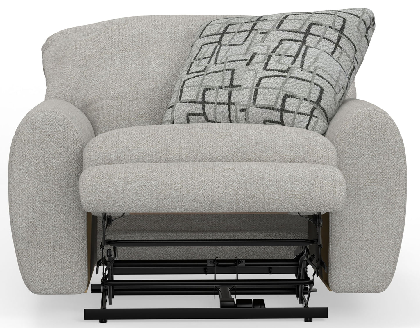 Maxwell - Power Deep Seat Lay Flat Recliner - Hornell Furniture Outlet