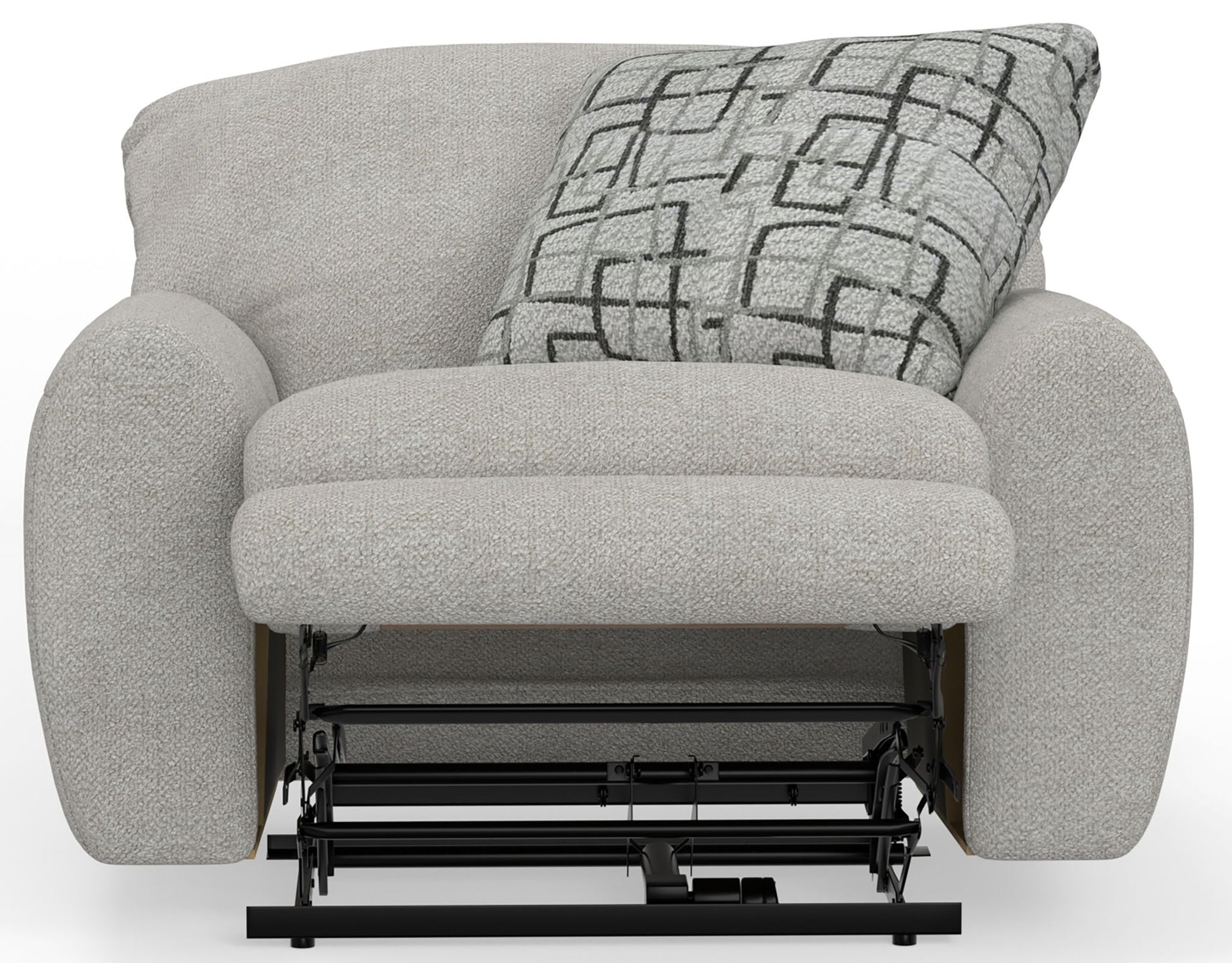 Maxwell - Power Deep Seat Lay Flat Recliner - Hornell Furniture Outlet