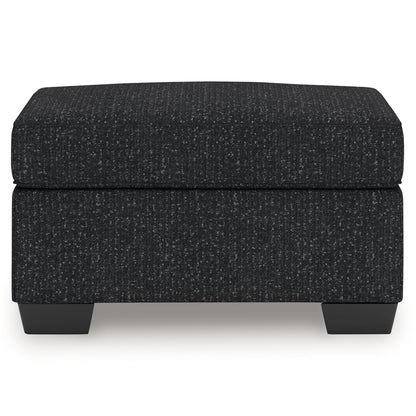 Jasmine Peaks - Coal - Ottoman - Hornell Furniture Outlet