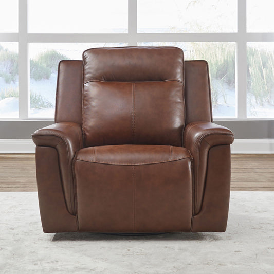 Avery - SG Recliner P2 - Cognac - Hornell Furniture Outlet