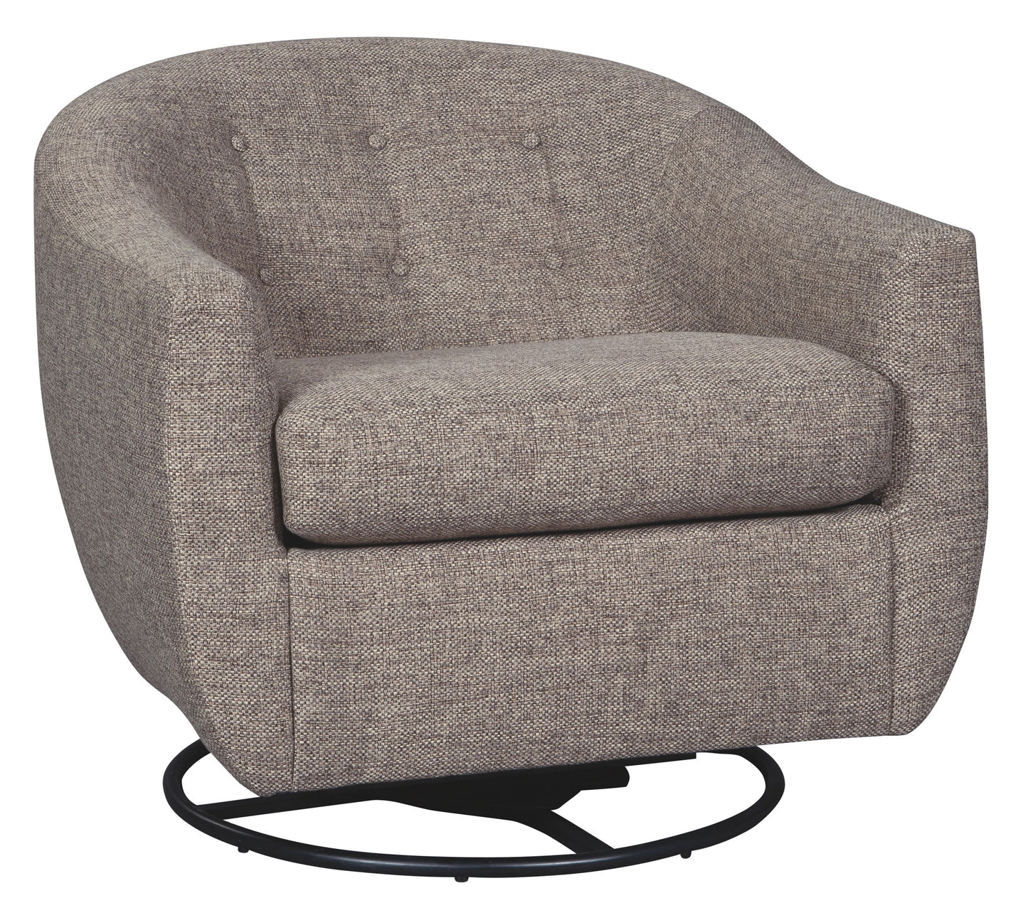Upshur - Taupe - Swivel Glider Accent Chair - Hornell Furniture Outlet