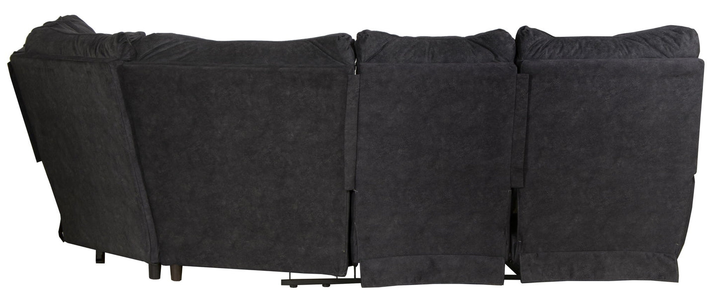 Shane - 2 Piece Reclining Sectional - Hornell Furniture Outlet